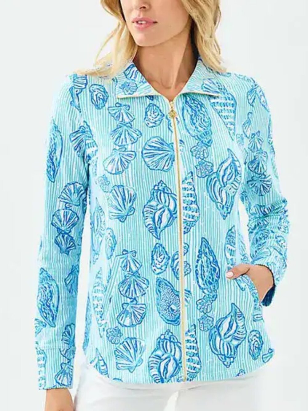 Lilly Pulitzer UPF 50+ Leona Zip-Up Jacket